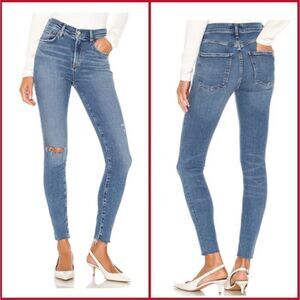AGOLDE Sophie Ankle Skinny Denim Jean In Pentacle